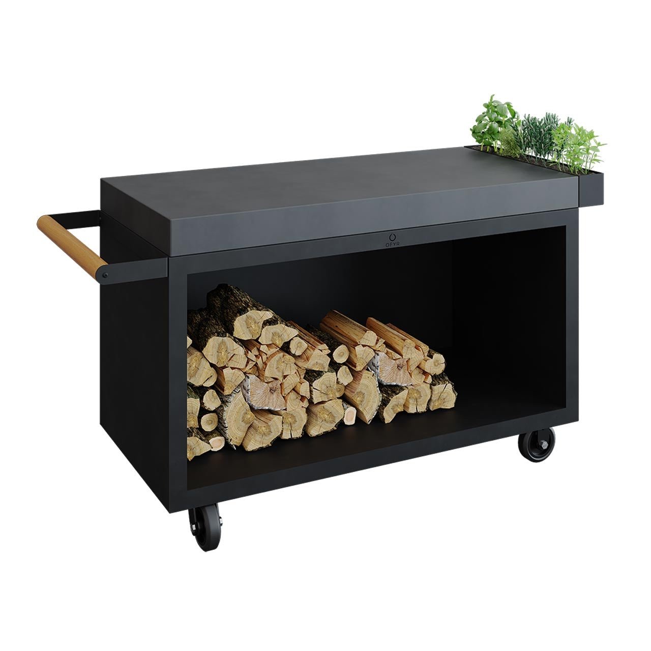 OFYR Mise en Place Table Black 135 PRO mit Keramikplatte