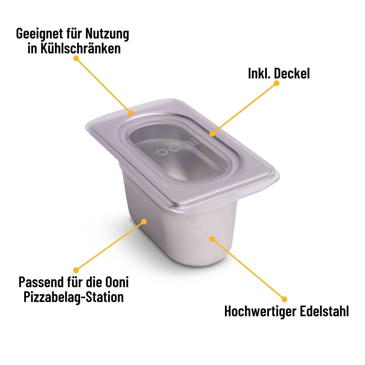 USPs Ooni Pizzabelag-Container - klein UU-P0D300