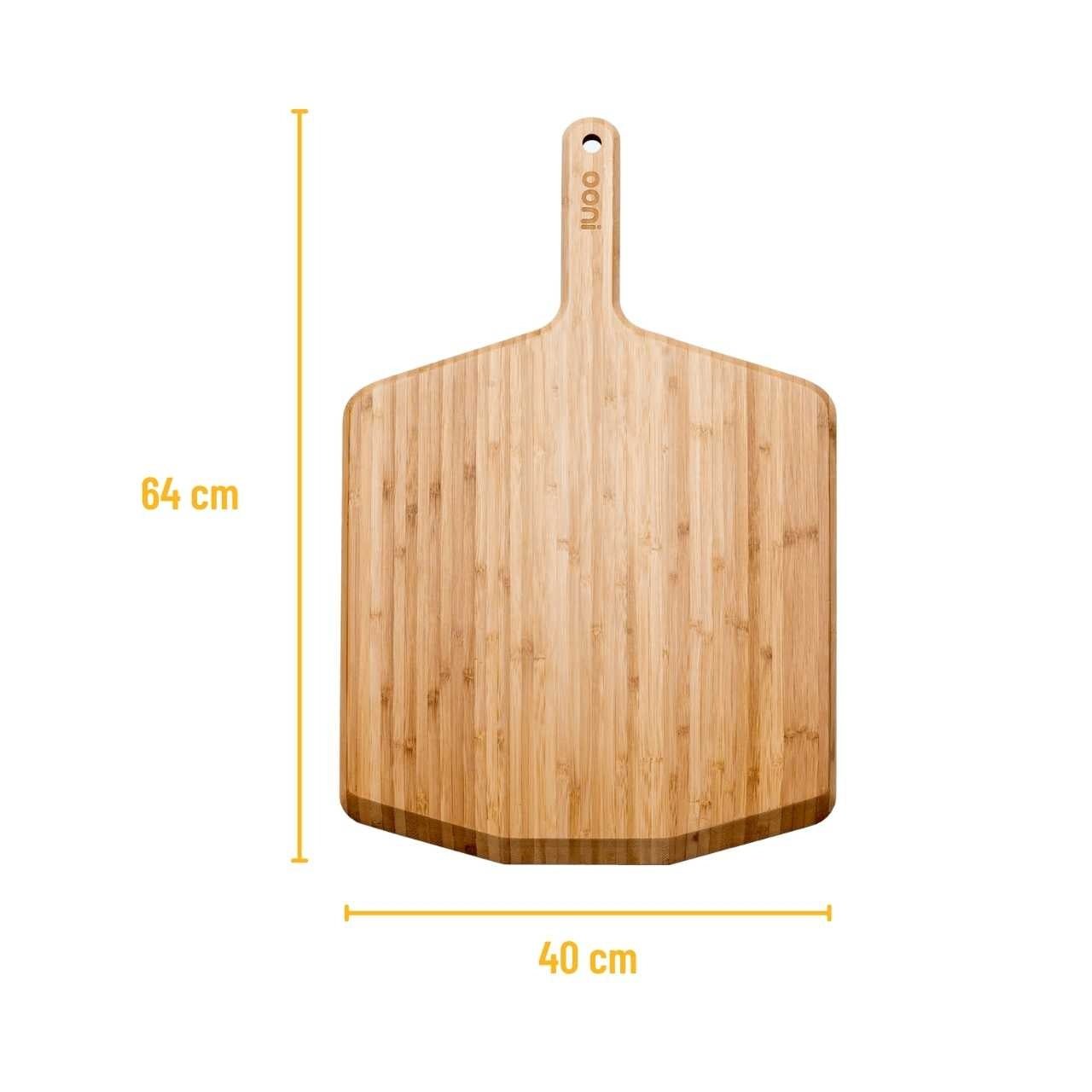 Ooni Pizzaschieber / Servierbrett, Bambus 16“
