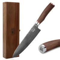 Produktbild Zayiko Damast Chefmesser, "Kurumi"-Serie